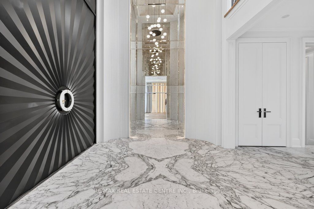 Marble foyer at 131 Mayfield Drive