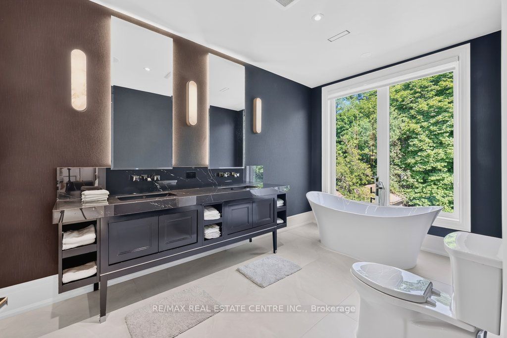 Primary ensuite in deep stone